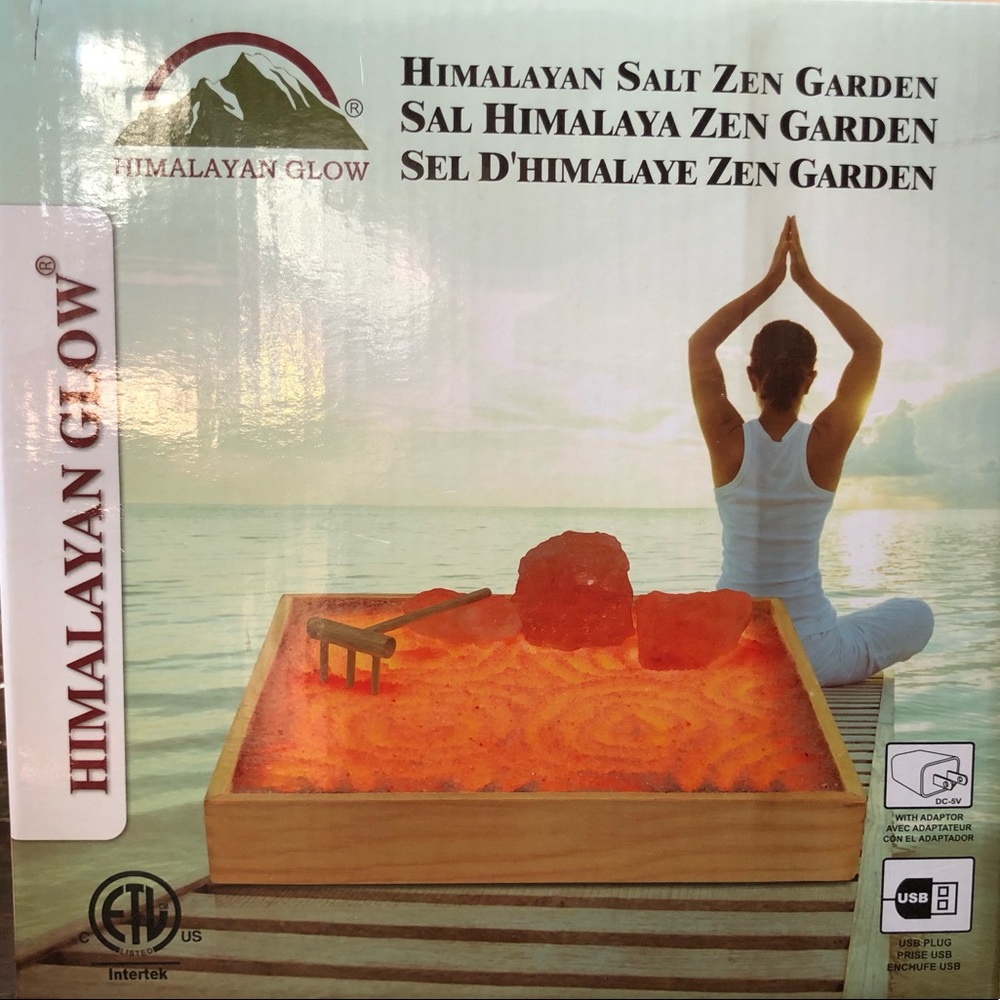 Himalayan salt zen garden
